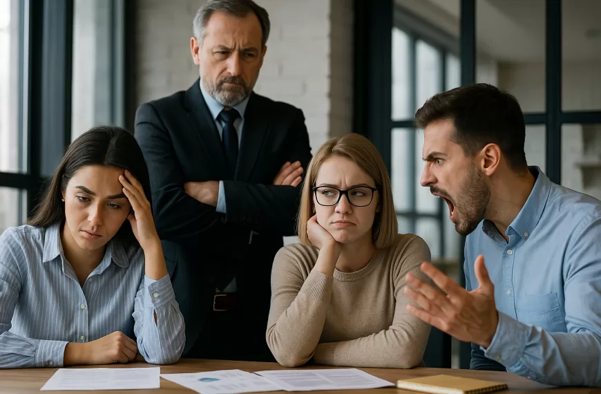 Actitudes que desmotivan al equipo