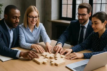 colaboración en equipo