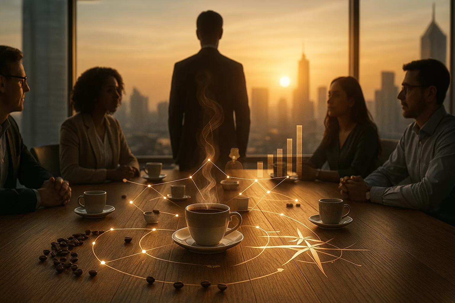 coffee and leadership
